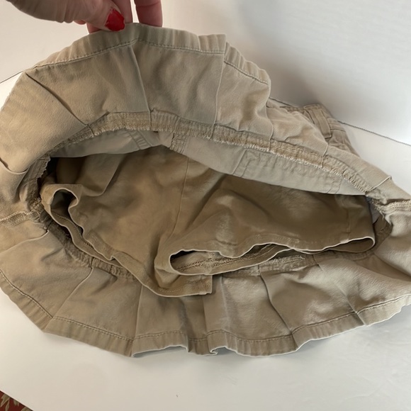 Old Navy youth sz 7 tan ruffled skort - Picture 5 of 12